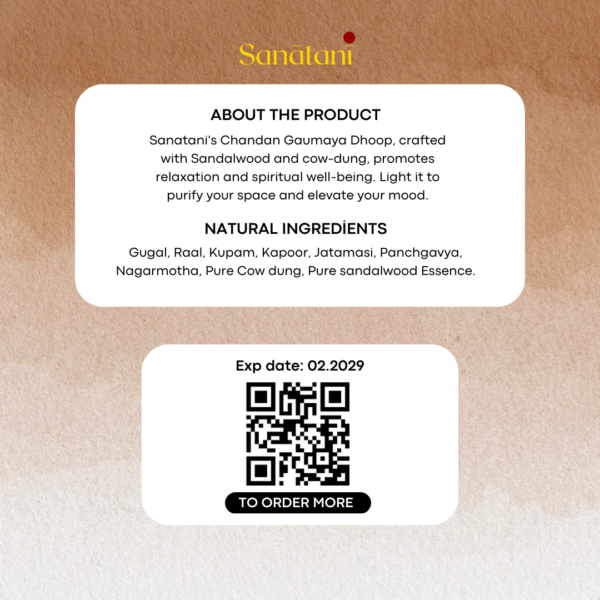 Chandan Gaumaya Dhoop Stick - Image 4