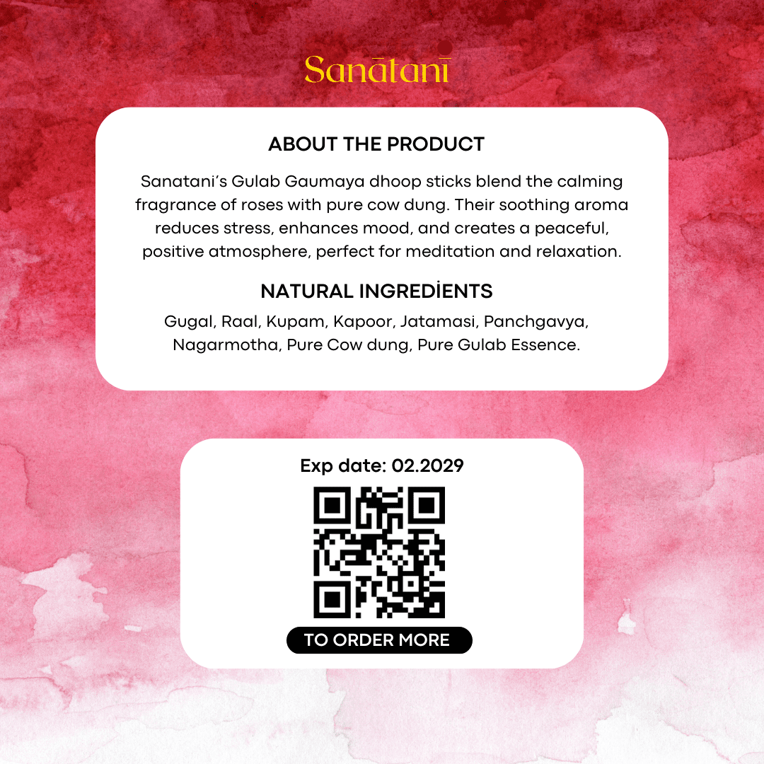 Gulab Gaumaya Dhoop Stick - Image 3