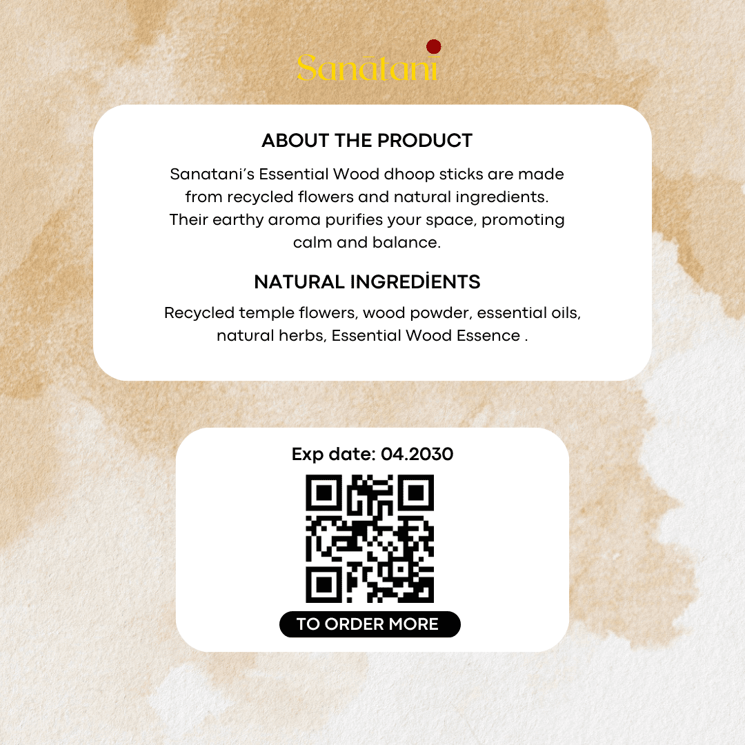 Essential Wood Dhoop Sticks - Image 3