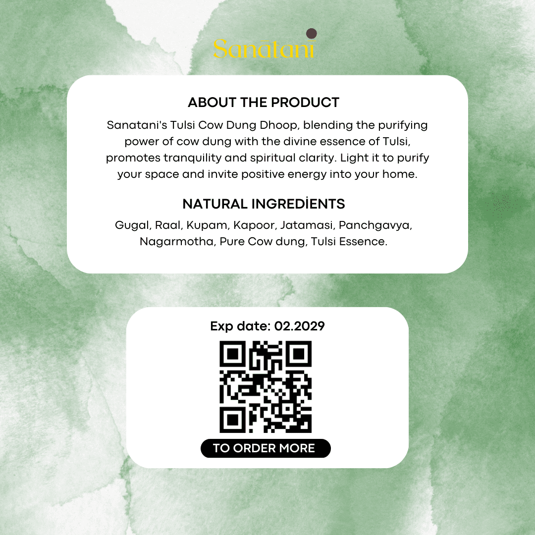 Tulsi Gaumaya Dhoop Stick - Image 3